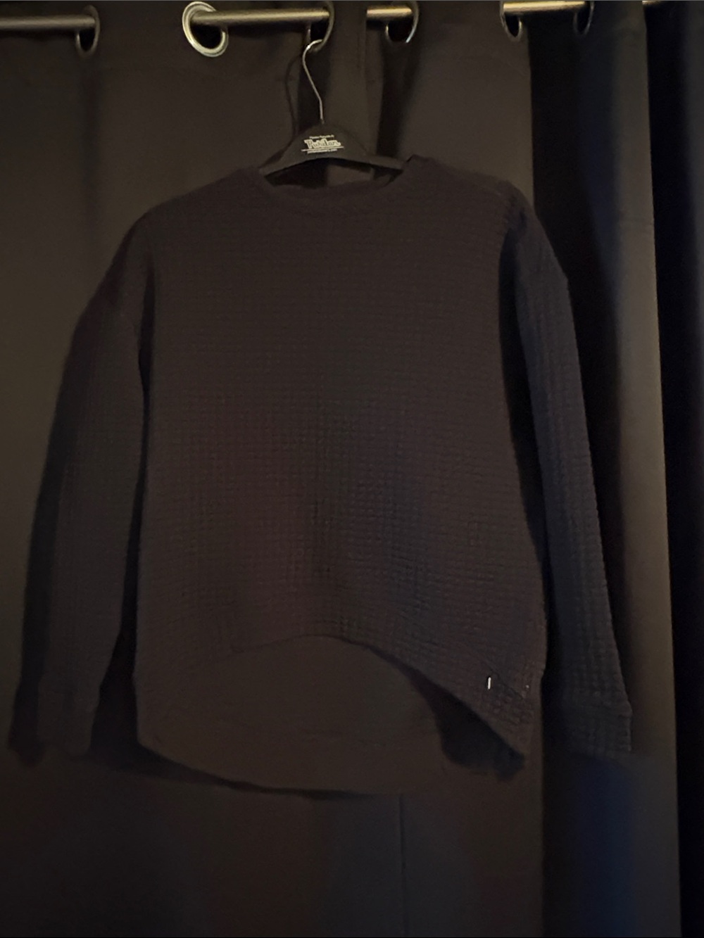 NOBULL Black Textured Crewneck Sweatshirt